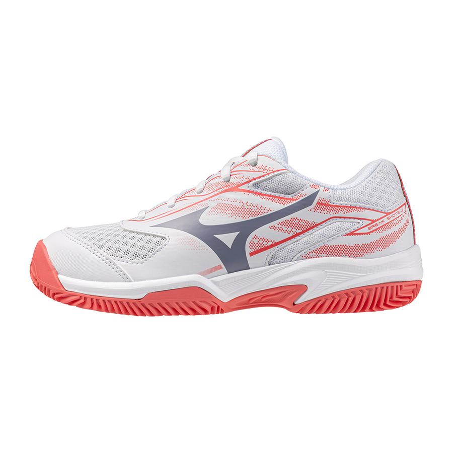 Mizuno BREAK SHOT 5 Jr. CC White/Blue Granite/Calypso Coral